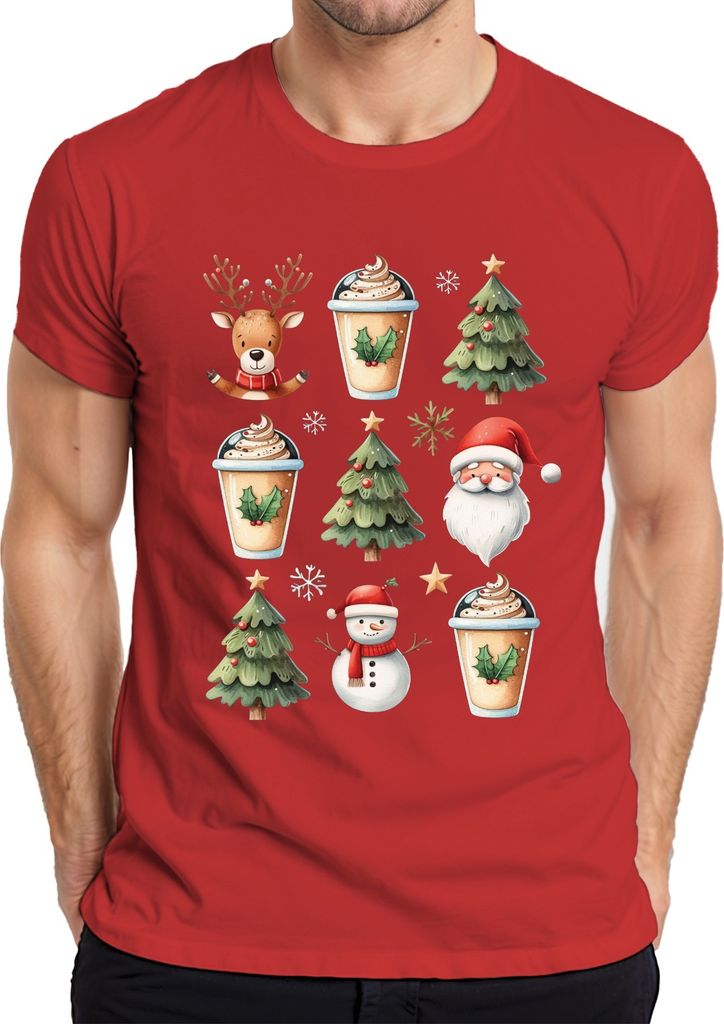 Rentier Kaffee Weihnachtsoutfit - Weihnachten Produktbild 