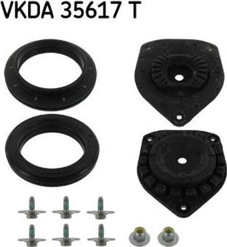 SKF VKDA 35617 T Federbein-Stützlager OE 543253JA0A kompatibel mit Fluence