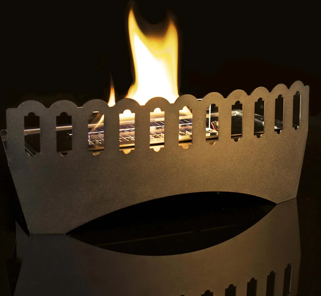 Cheminée de table rechargeable Tenderflame noire design nomade chic - 3