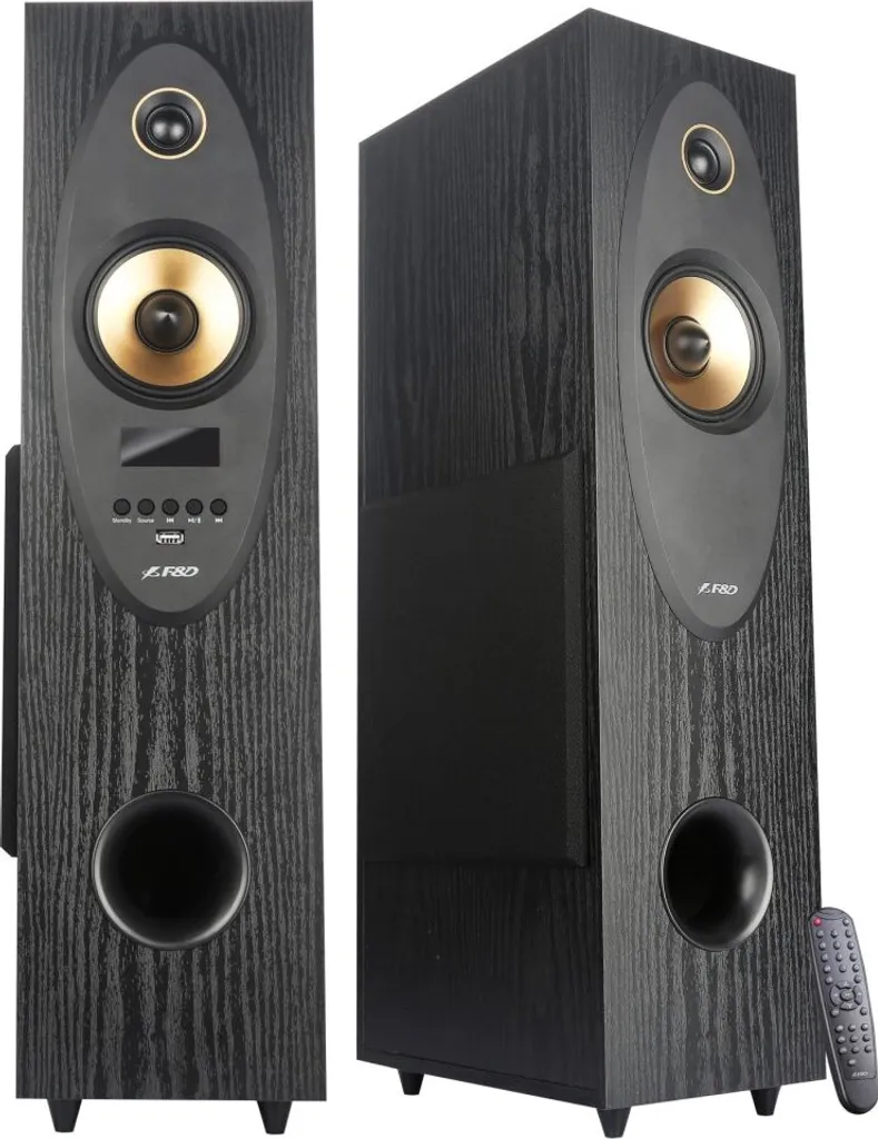Système d'Enceintes 2.0 F&D T-35X : Audio Premium pour Salon et TV Home