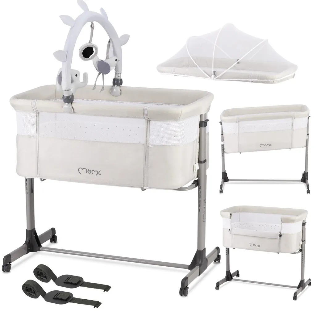 Berceau Cododo 2 en 1 MoMi REVO avec Matelas Confort et Moustiquaire