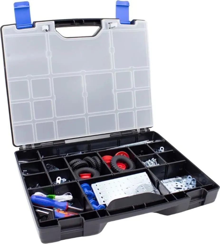 Coffret de construction métal C166 - Travail de groupe école primaire