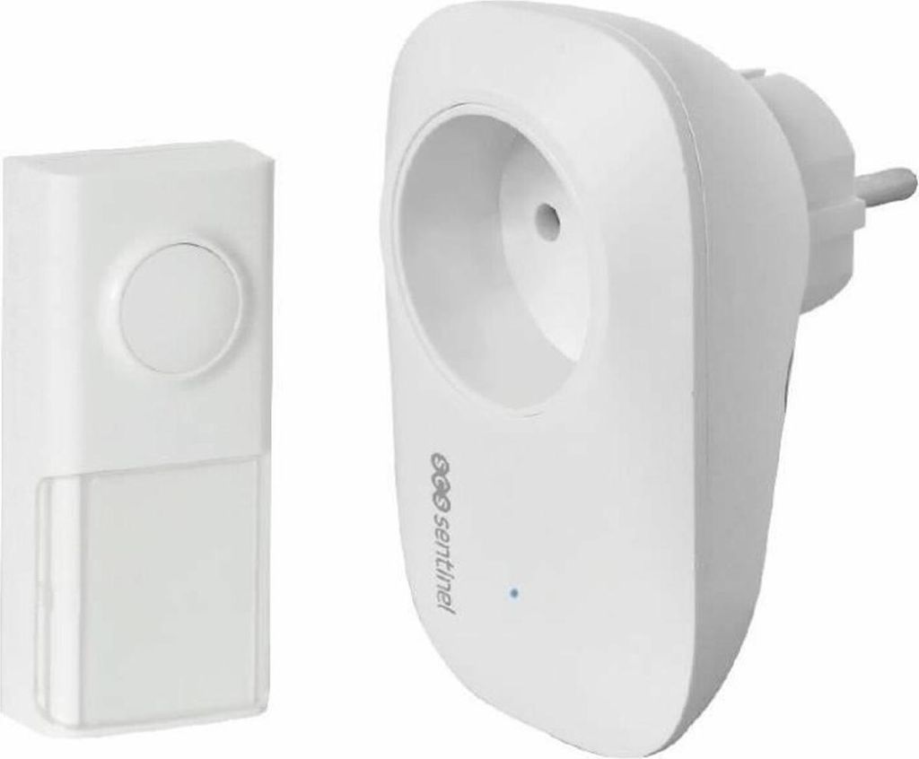 SCS SENTINEL EcoBell 100 100 m Funk-Türklingel mit Druckknopf SCS SENTINEL EcoBell 100 100 m