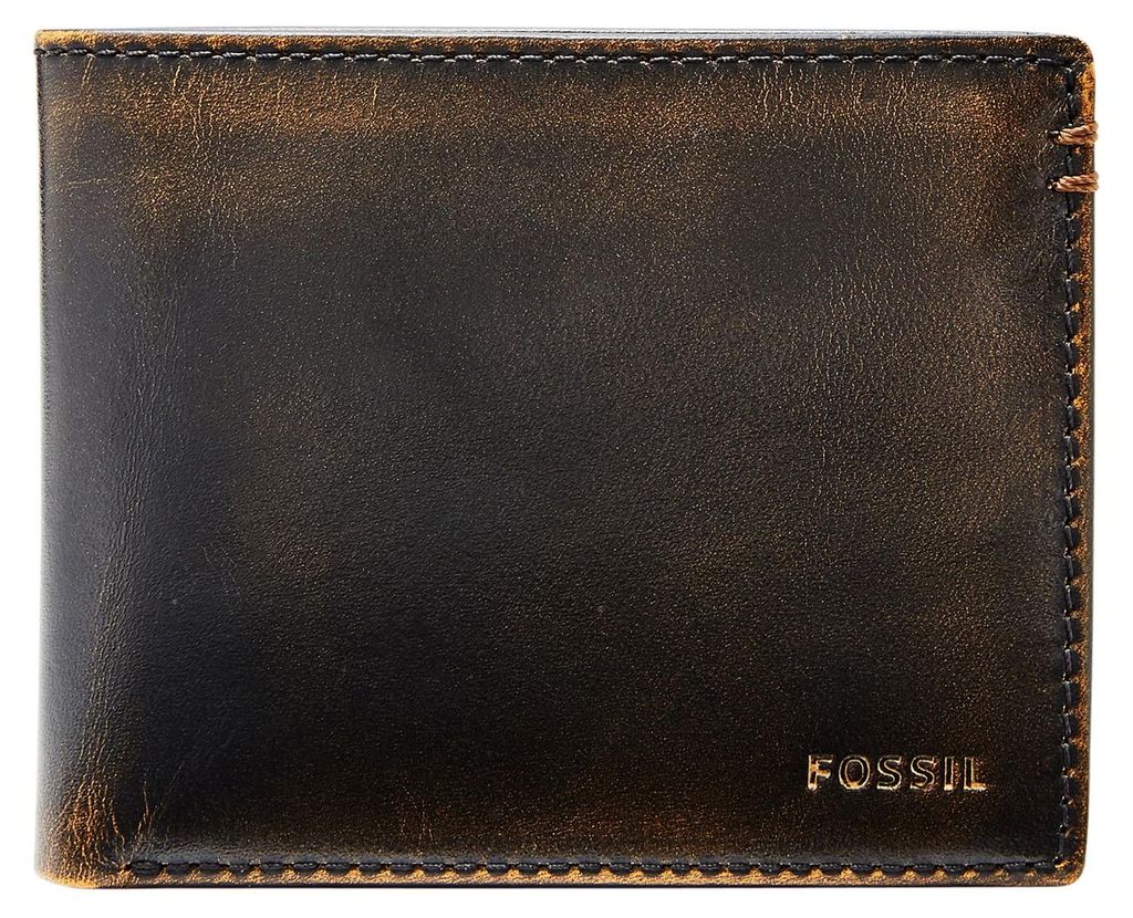 FOSSIL Geldbörse Wade Bifold With Flip ID Black schwarz Produktbild 
