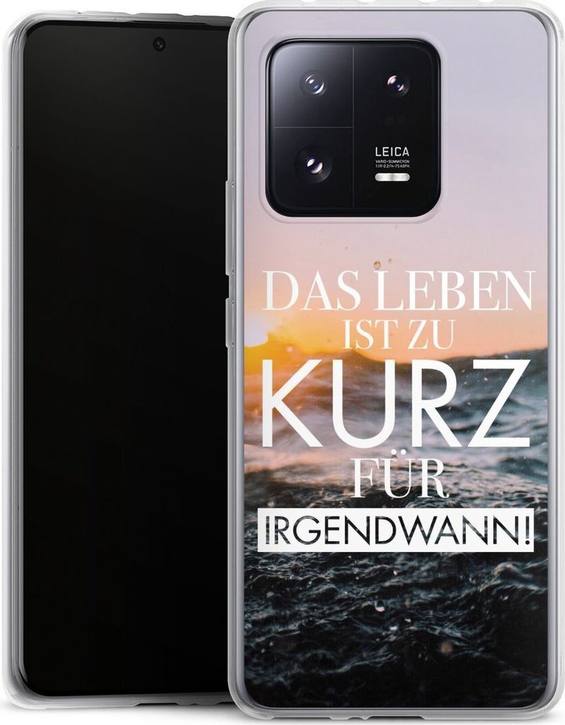 DeinDesign Handyhülle für Xiaomi 13 Pro Silikon Hülle Case Smartphone Schutzhülle Meer Statement Spruch