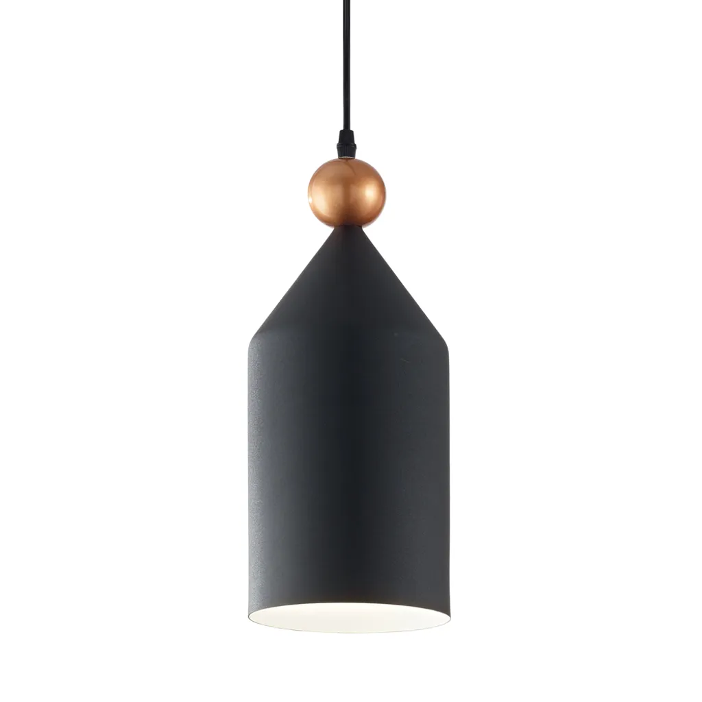 Ideal Lux lampada a sospensione Triade-1 grigio, nero 194684