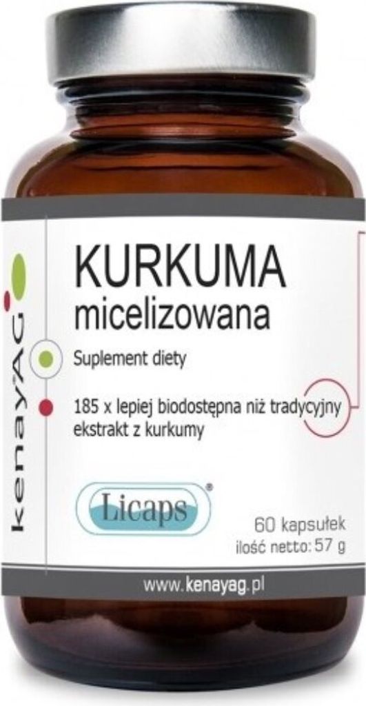 Nahrungsergänzungsmittel Kenay Micelizowana Kurkuma (60 Kapseln) 3164