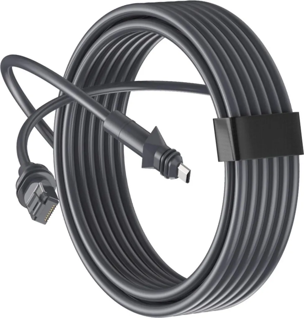 Câble d'Extension Ethernet et Alimentation 25m - Étanche IP68 Haute Qualité