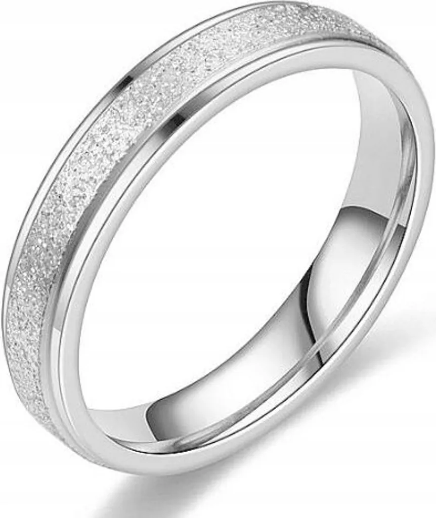 Fedina Nuziale Misura 28 Acciaio 316L Argento | Simbolo Eterno