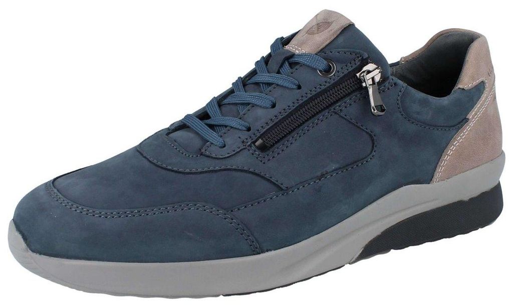 WALDLÄUFER K Fabian Herren Schnürschuhe blau grau Produktbild 