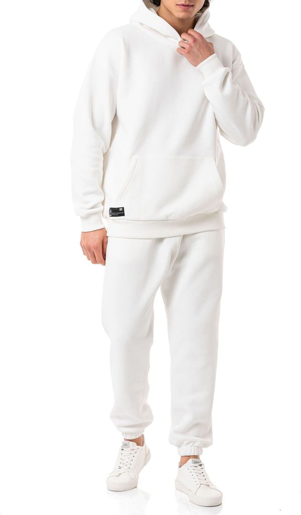 Red Bridge Herren Kapuzenpullover Basic Premium Hoodie Ecru S