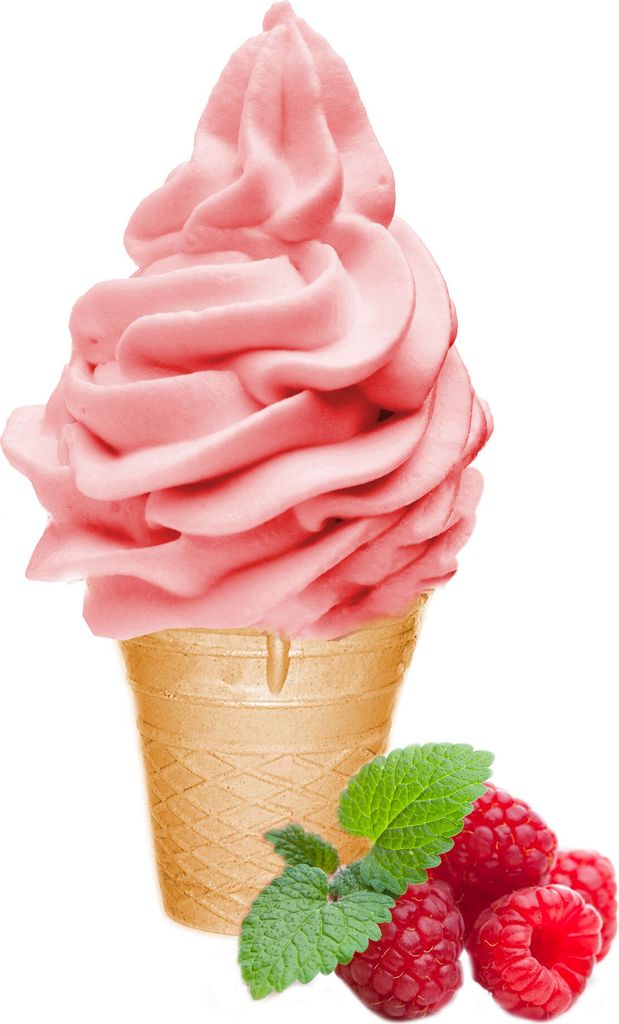 Gino Gelati Himbeere Softeis Pulver – cremiges Softeispulver für Eismaschine & Gefrierfach – laktosefrei möglich (100 Kg)