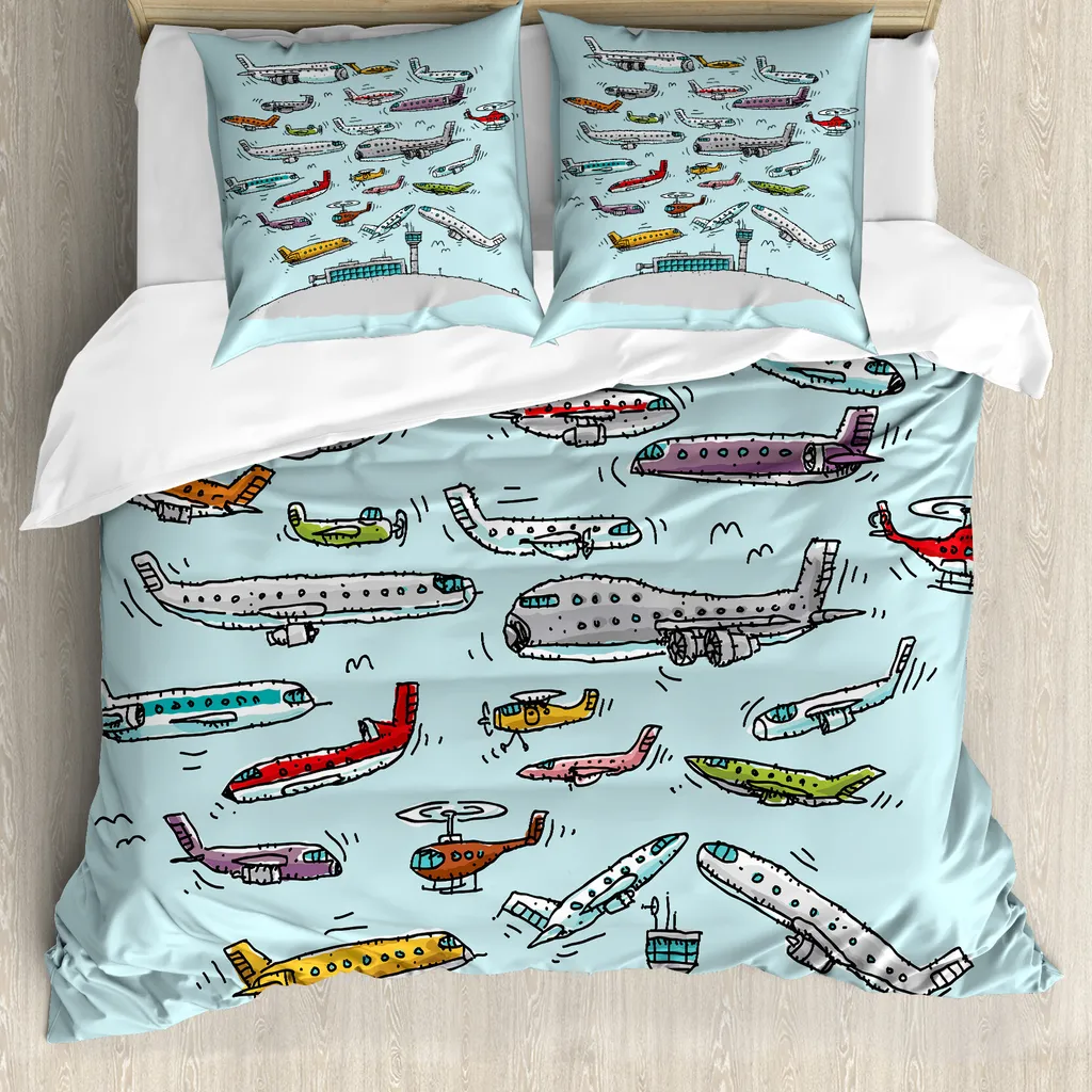 Set Letto ABAKUHAUS Antiacaro Aerei 200x200 | Microfibra Alta Densità