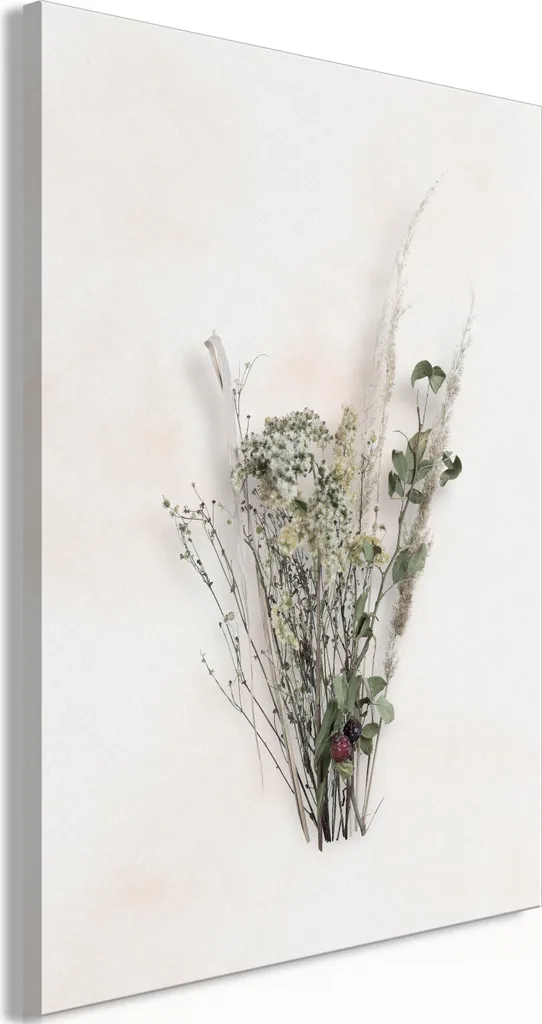 Quadro in tessuto non tessuto - Bouquet d'autunno (1 parte) verticale 80x120 cm Fiori b-A-0715-b-a