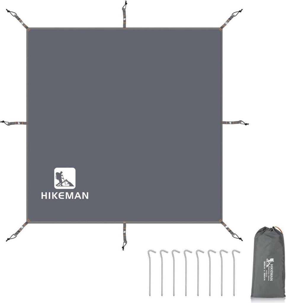 HIKEMAN Zeltplane Mehrzweck Camping Wasserdichtes Tarp Produktbild 
