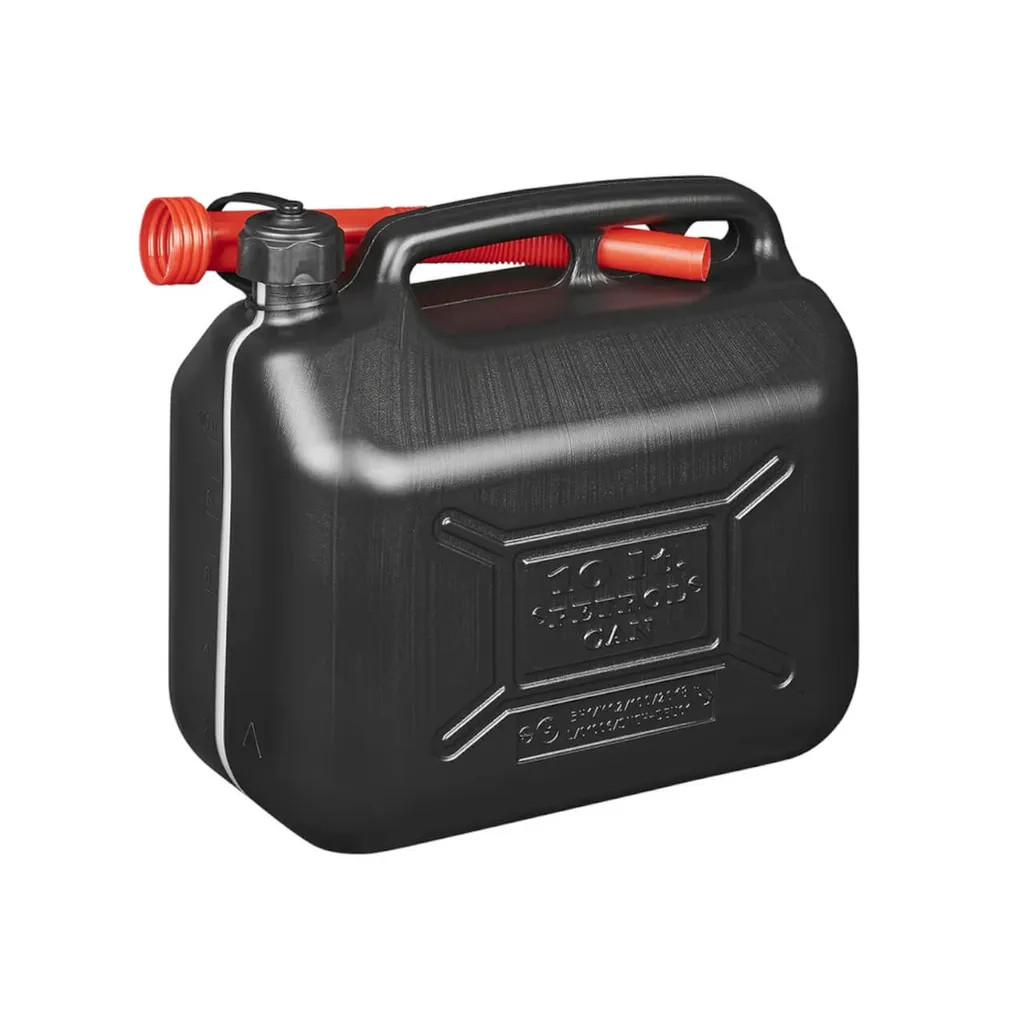 Tanica 10L Carburante Nera - Prezzo Offerta - Omologata e Sicura