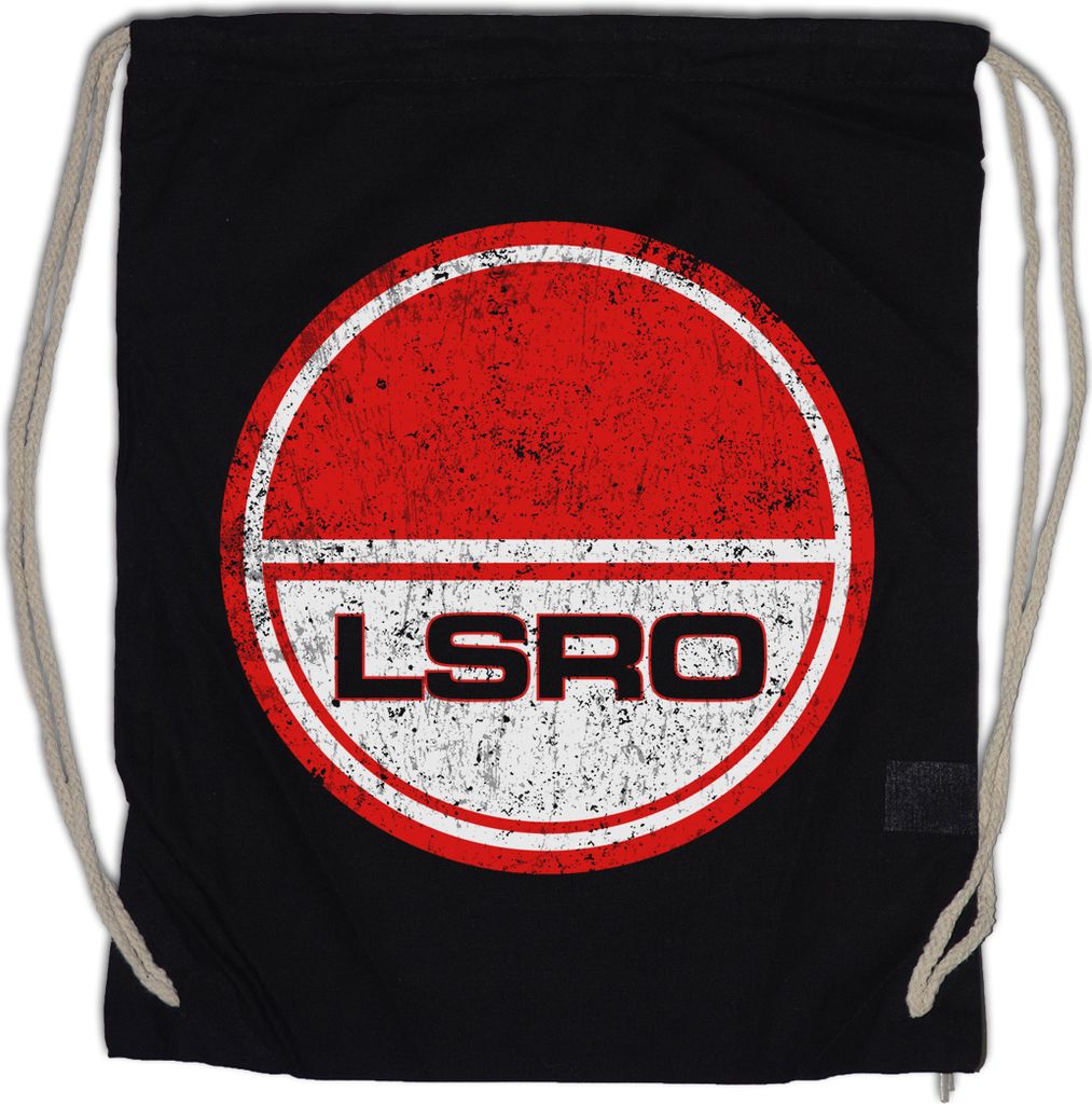 Urban Backwoods Space 1999 Research LSRO Logo, Turnbeutel, Farbe: Schwarz