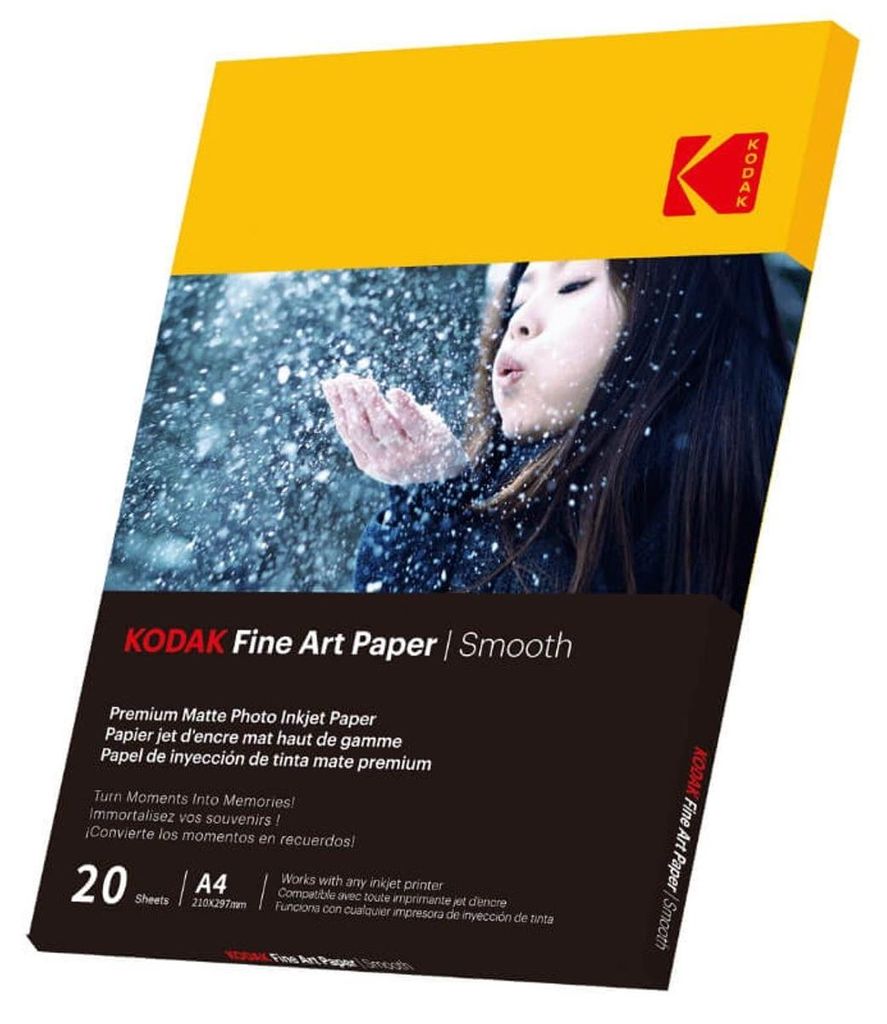 KODAK 21 x 29,7 cm mattes, glattes Fotopapier, 230 g/m², 20 Blatt