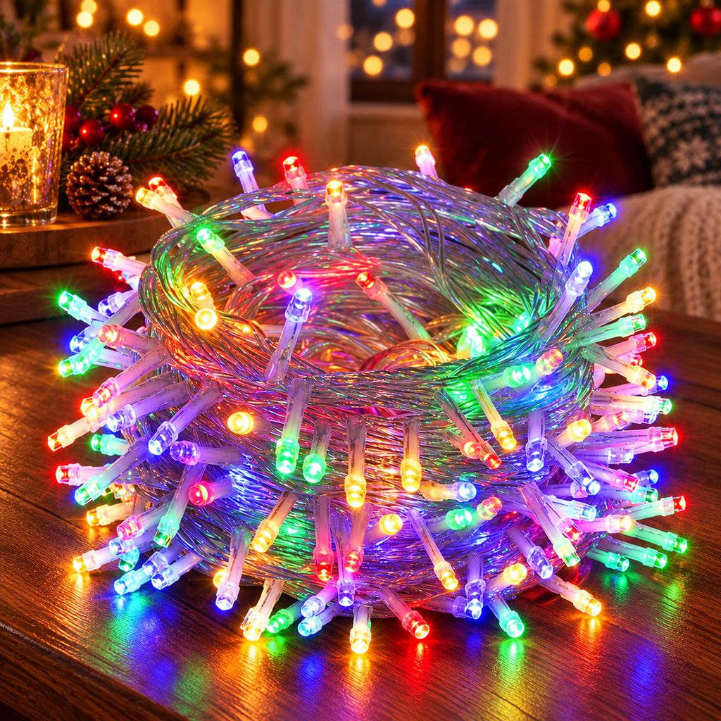 50M 400LEDs 8 modalità di luci fiabesche potenza, timer, Immagine del prodotto 