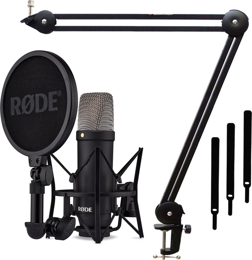 Rode NT1 Signature Black Mikrofon mit Gelenkarm Produktbild 