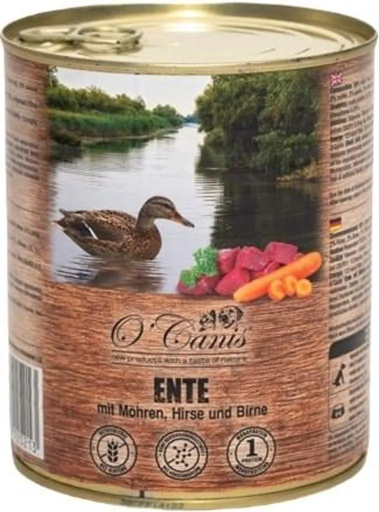OCanis Canard 800g : Solution Anti-Allergie pour Chien Sensible Bio