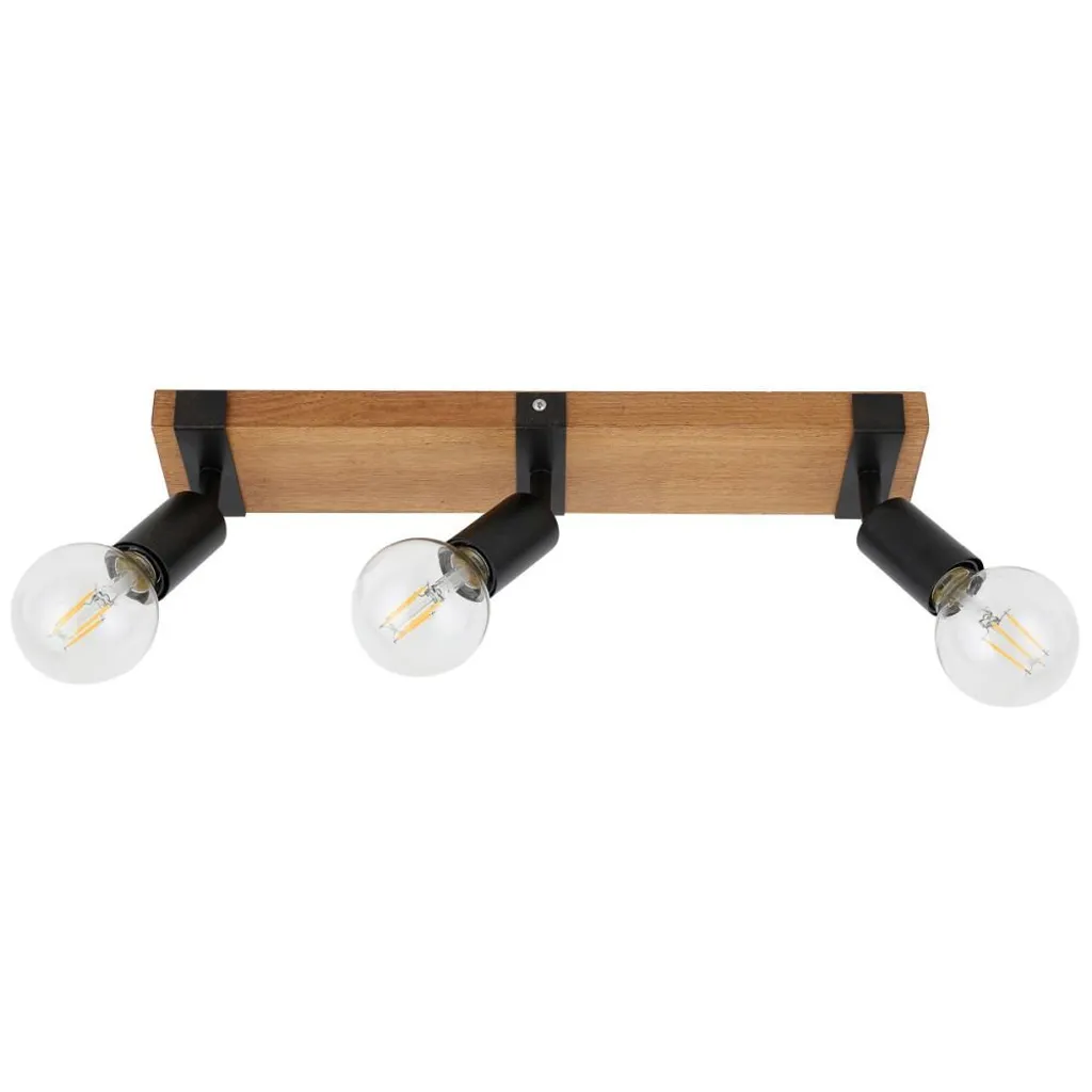 Lampada a Spot MOLINI SPL-2079-3 Italux | Faretto Triplo Design Nero