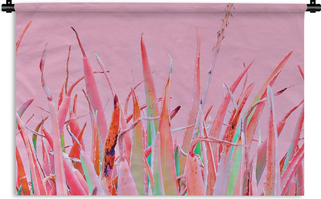 MuchoWow Wandteppich Wandbehang Sommer - Pflanzen - Pastell 120x80 cm Tapisserie Dekoration Wandtuch - Wanddekorationen - Wandtücher