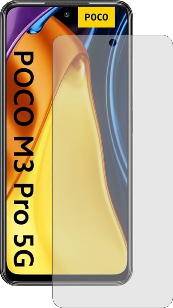 3x kristallklare Displayschutzfolie für Xiaomi Poco M3 Pro 5G Schutzfolie Antibakteriell