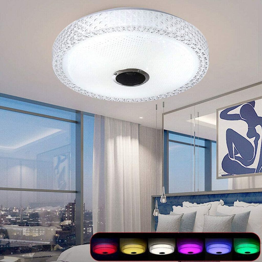 LED Deckenleuchte dimmbar RGB Sternenhimmel Deckenlampe Fur Kinderzimmer Zimmer 