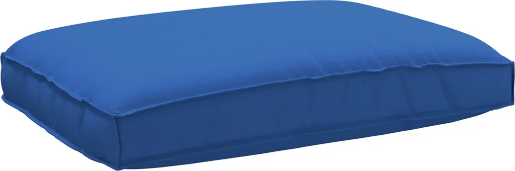 Coussin Palette Bleu Royal 120x80x12 cm Möbel 6629111 Siège de Jardin