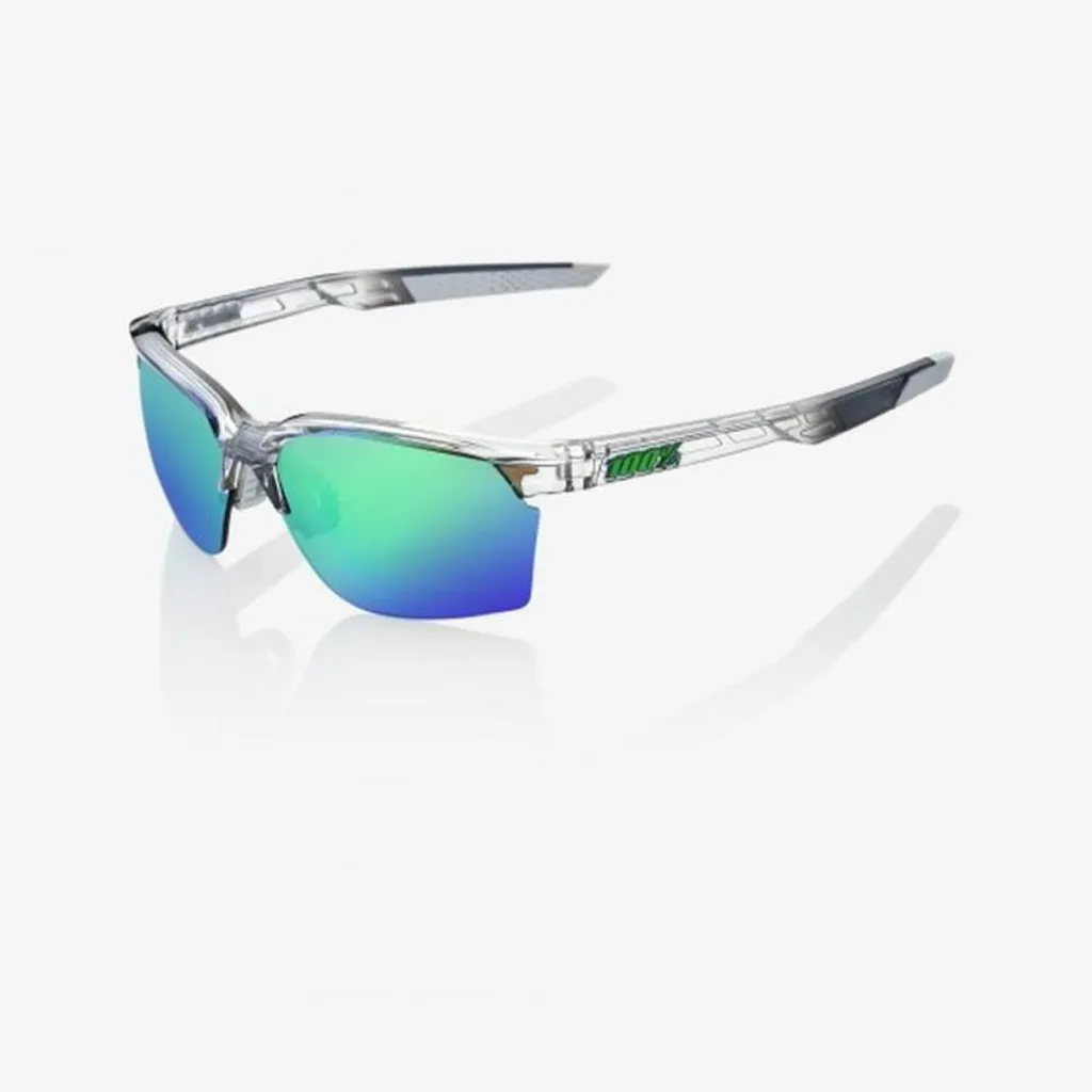 Lunettes de Cyclisme 100% Sportcoupe pour Route et VTT Verre Miroir Vert