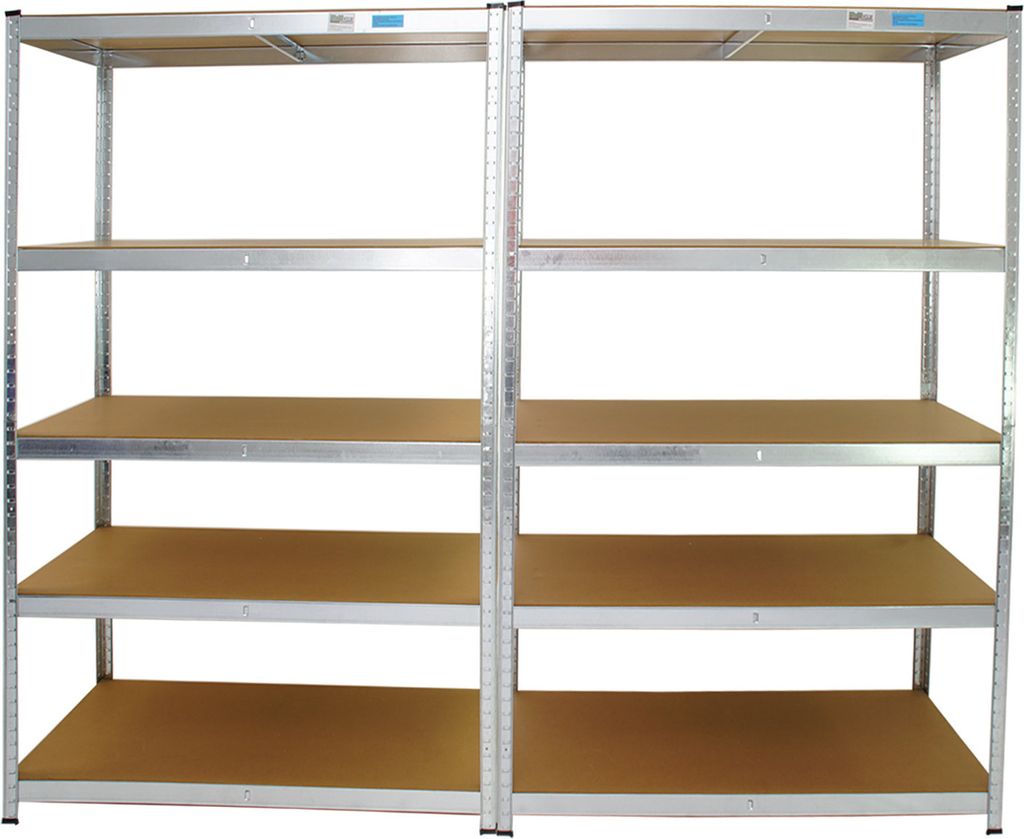 2er Set XXL Schwerlastregal 180x120x60 cm 875 kg Traglast Produktbild 
