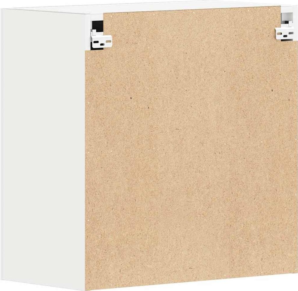 vidaXL Szafka ścienna biała wysoki połysk 60x31x60 cm płyta Zdjęcie produktu 6