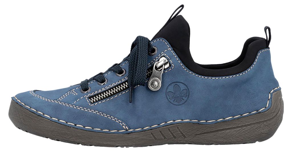 Rieker Damen Schnürschuh Halbschuh Schlupf Produktbild 