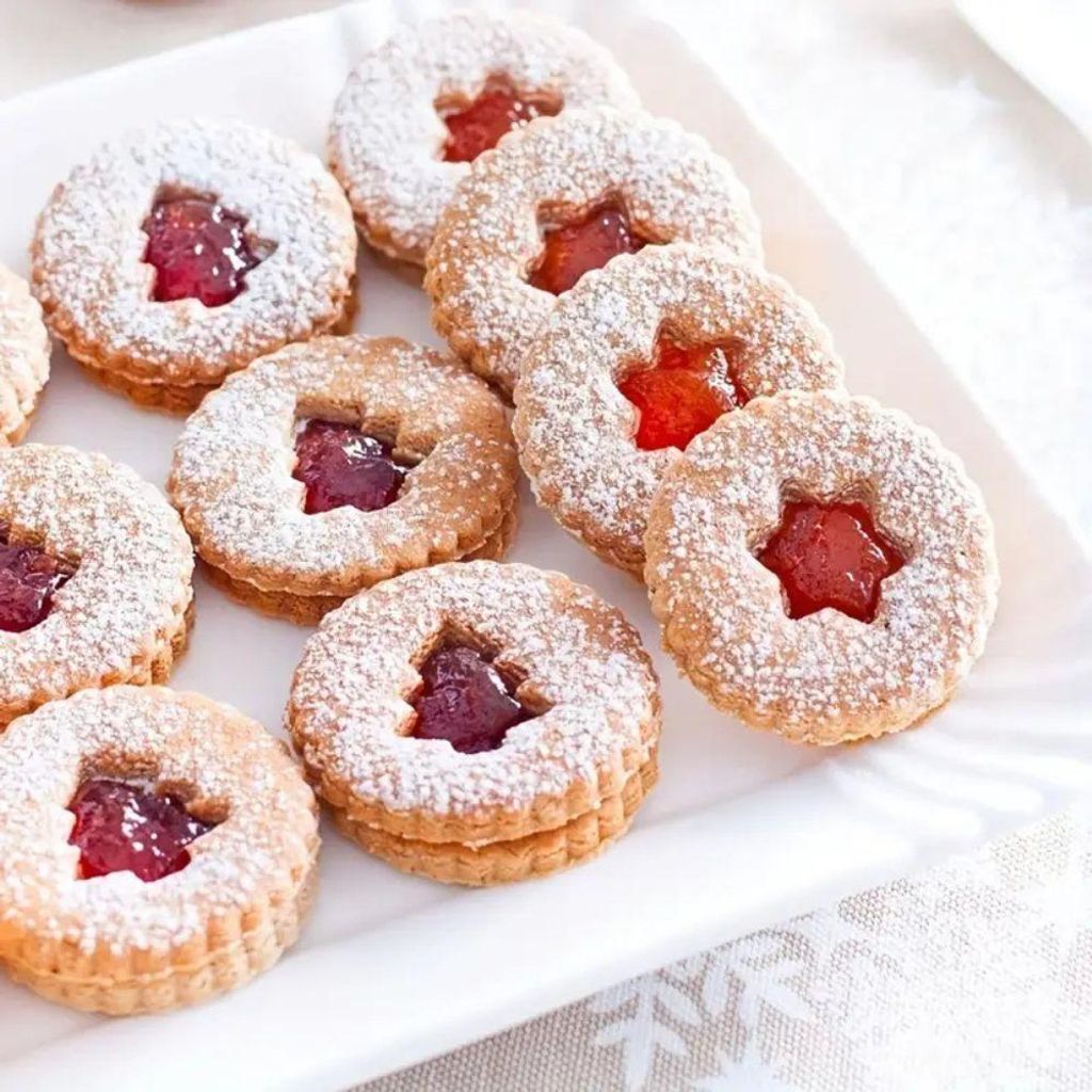 9-teiliges Linzer-Ausstecher-Set Edelstahl für Plätzchen, Produktbild 