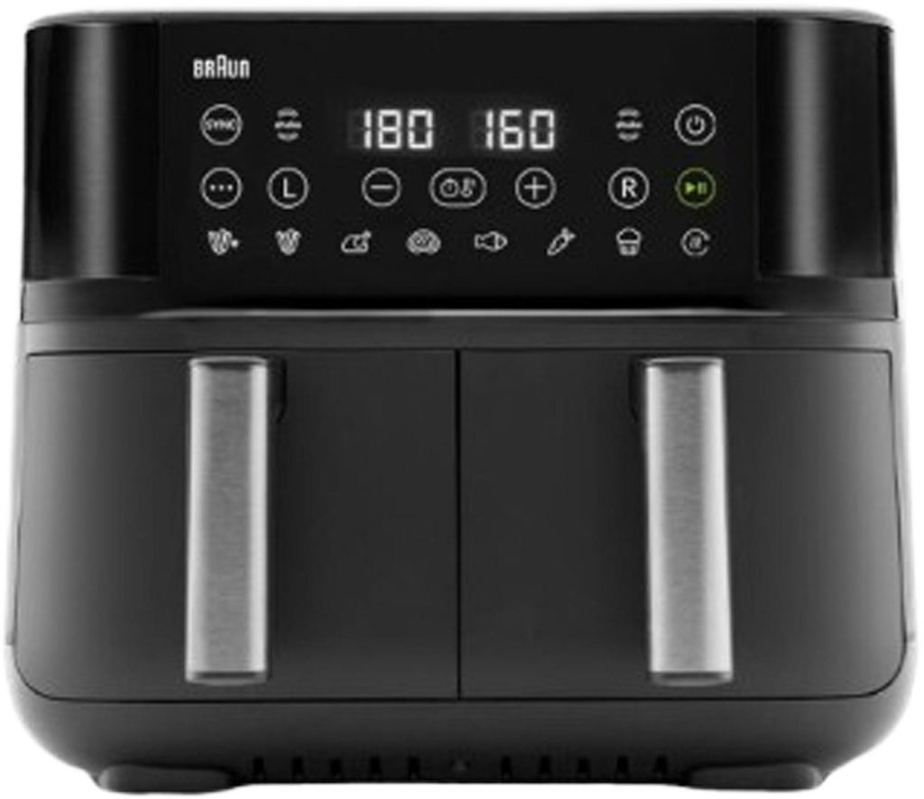 Braun TD 3030I BK, Heißluftfritteuse, 8 l, 1,8 kg, 80 °C, Produktbild 