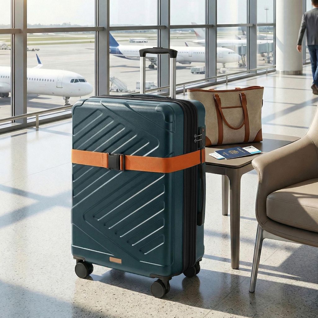 SONGMICS Koffer, Hartschalenkoffer mit TSA-Schloss und Produktbild 