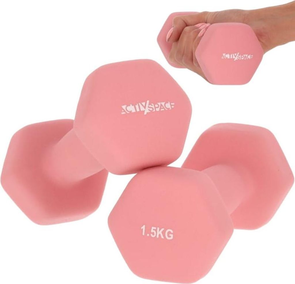 HANTELN 2x1,5 kg per esercizi - pesi in neoprene Immagine del prodotto 