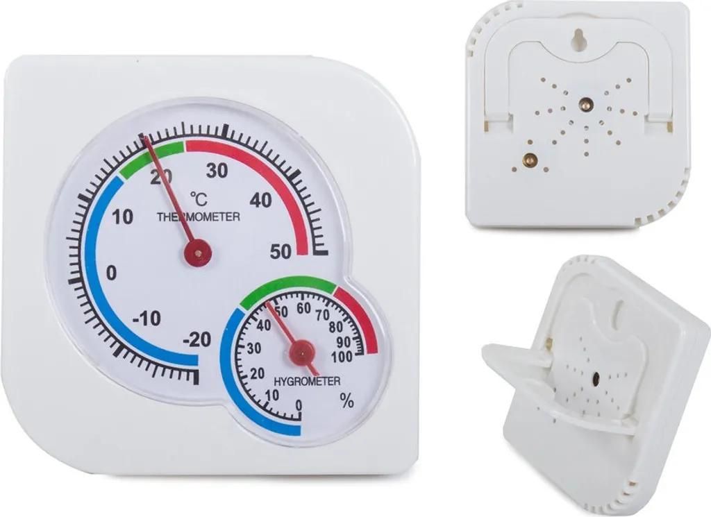 2x Thermometer Hygrometer Luftfeuchtigkeit Temperatur Analog Wetterstation Thermo