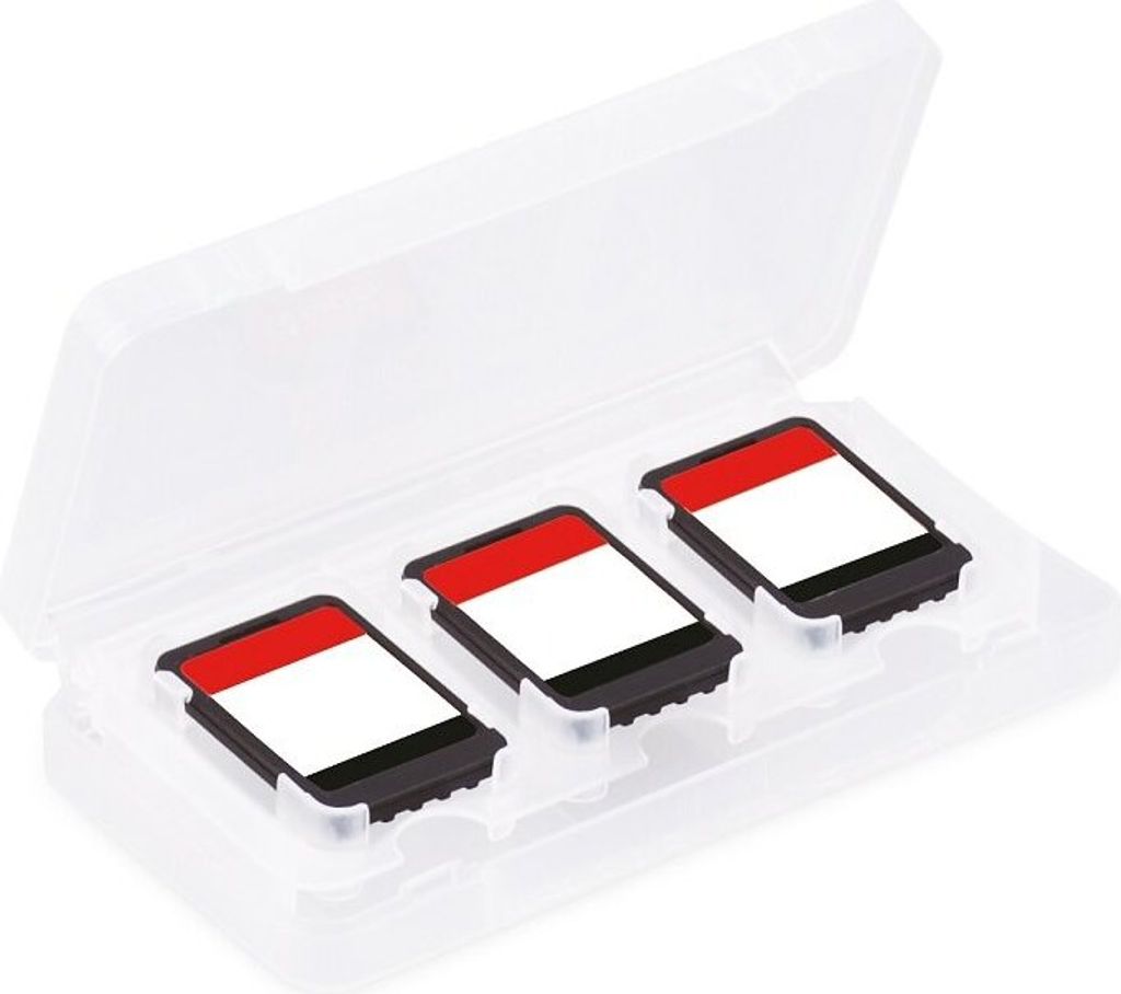 Qware Switch Spielhüllen – 6er Set kompakte Schutzboxen kompatibel mit Nintendo Switch Spiele