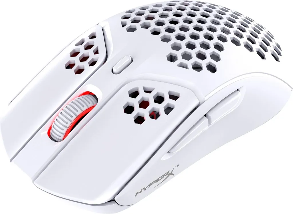 Souris Gamer Blanche Sans Fil HyperX Pulsefire Haste pour Jeu Compétitif