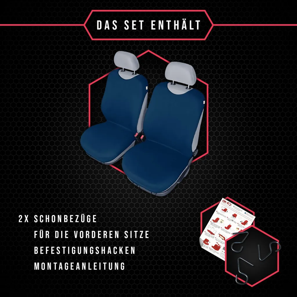 Fodere Sedili Peugeot Bipper 1+1 Rinforzate - Protezione Workwear