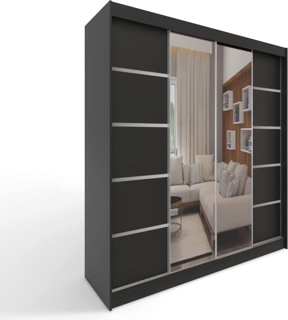 Easy Furniture C5 Schiebetüren Kleiderschrank 150 x 200 x Produktbild