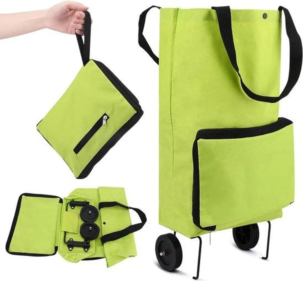 Chariot de courses pliable : ne portez plus vos sacs lourds en ville