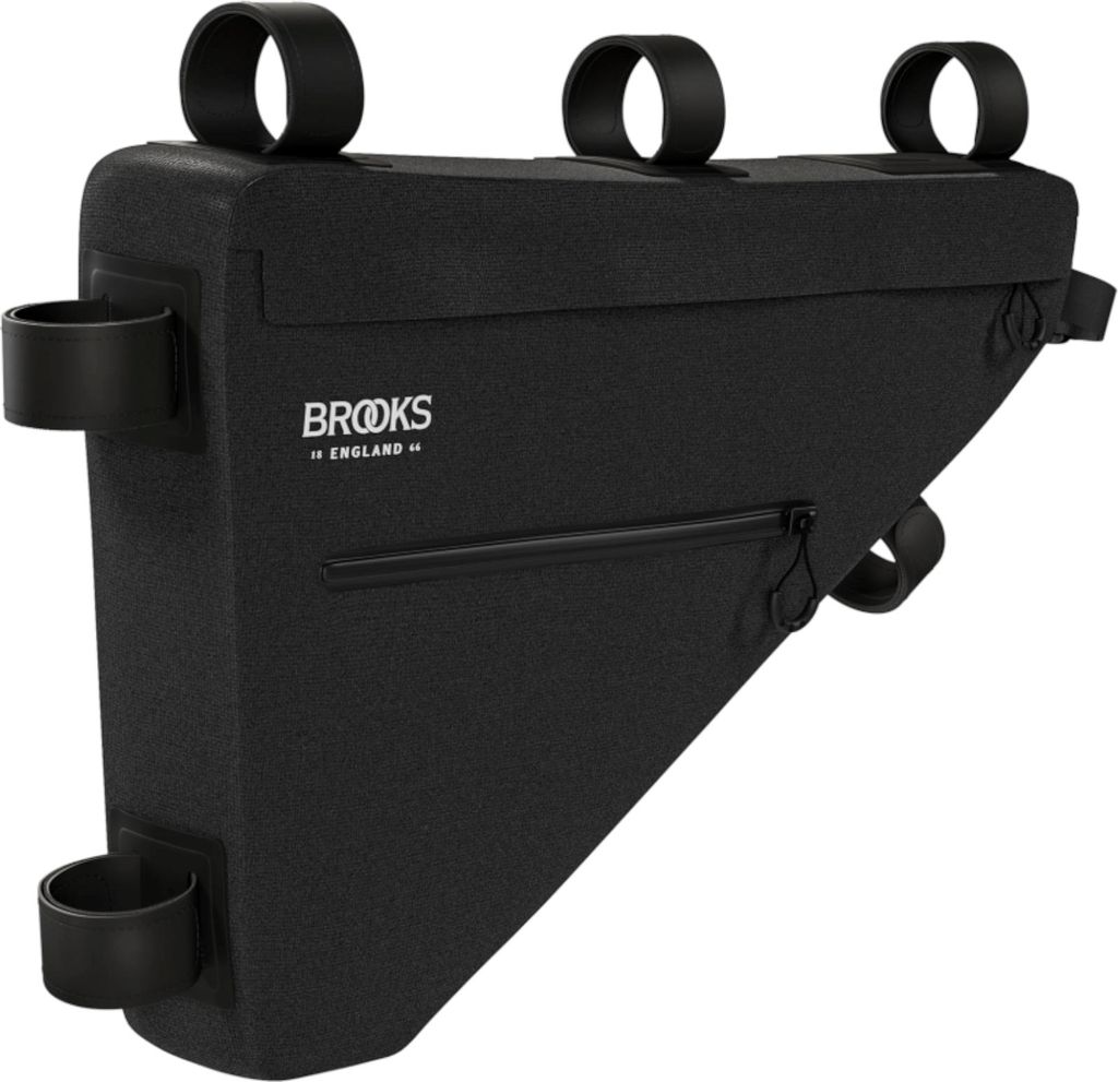 BROOKS Scape Full Frame Bag Black - wasserdichte Rahmentasche 5,5 Liter aus 6...