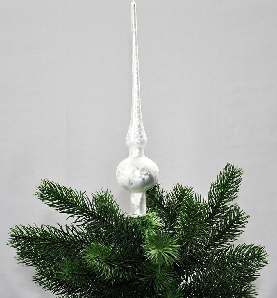 JACK Christbaumspitze Thüringer Glas 28cm Spitze Produktbild 
