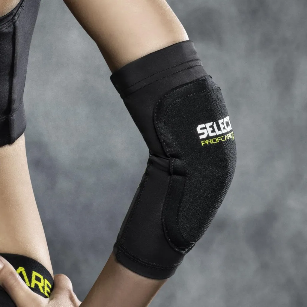 Bandage coude enfant SELECT pour le sport noir S/M maintien actif