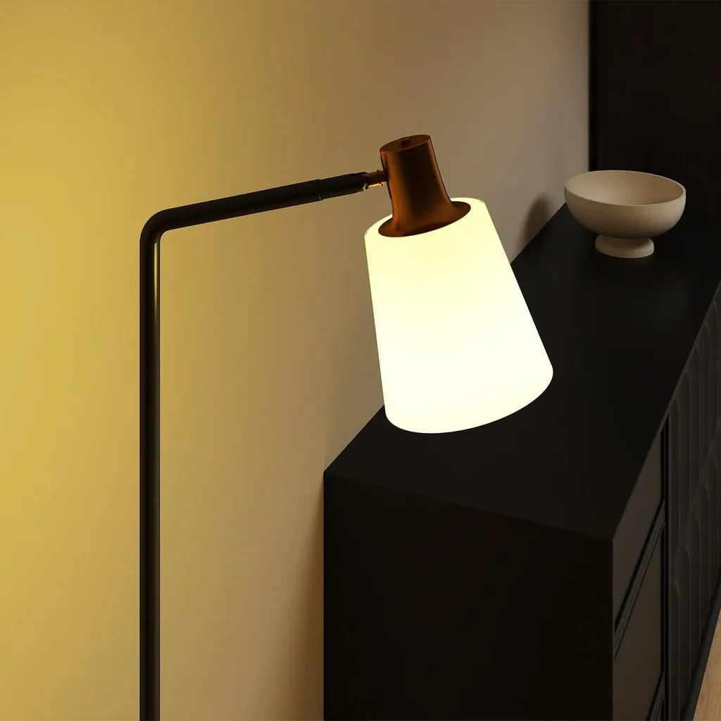 Luminaire de lecture LED avec tête ajustable et éclairage modulable