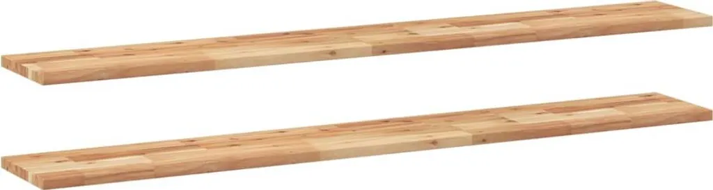2 Mensole Legno Acacia Massello 140cm vidaXL - Qualità Artigianale