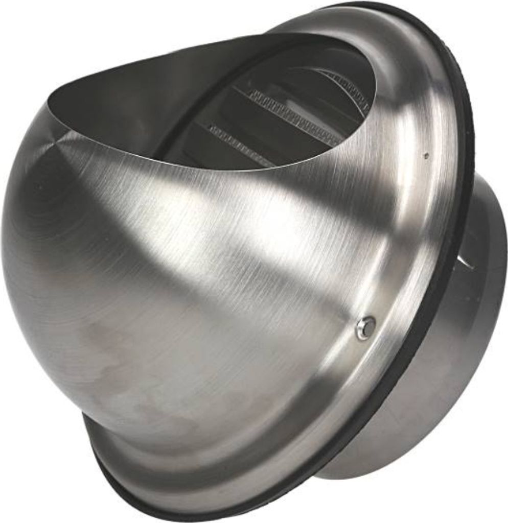 100 mm Edelstahl-Abluft-/Lüftungseinlass Produktbild 